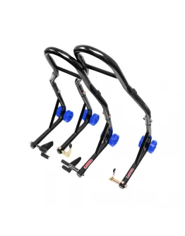 Set complet Stander moto BIKETEC Biker X față/spate cu role - Tip V