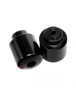 Capete de ghidon BIKETEC Honda - Negru, Ø33 mm, 45 mm