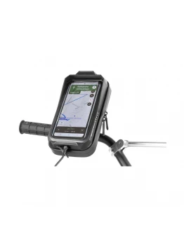 Husă Impermeabilă BIKETEC EXTREME® cu Prindere pe Ghidon și Suport Oglindă - Telefon/Smartphone/GPS