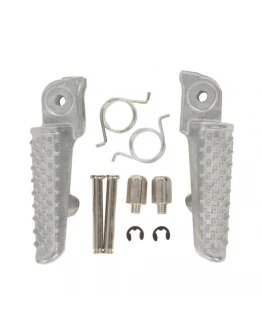 Set complet scărițe rider BIKETEC cu suporturi pentru Honda CBR 600RR (2007-2014) - Argintiu