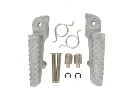 Set complet scărițe rider BIKETEC cu suporturi pentru Honda CBR 600RR (2007-2014) - Argintiu | BTFR002