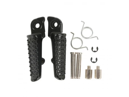 Set complet scărițe rider BIKETEC cu suporturi pentru Honda - Negru | BTFR003