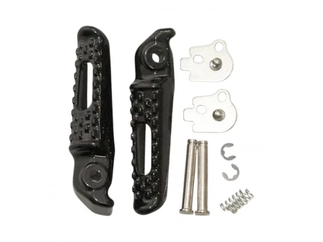 Set scărițe pasager BIKETEC cu prinderi complete Honda CBR 600RR / CBR 1000RR ’03-14 - Negru | BTFR005