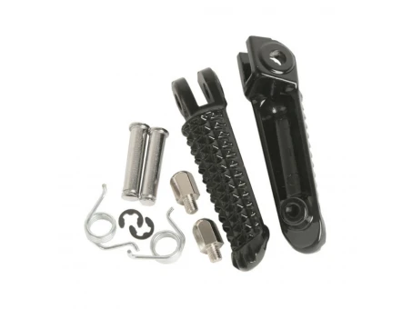 Set scărițe pilot BIKETEC cu prinderi complete pentru Yamaha - Negru | BTFR011