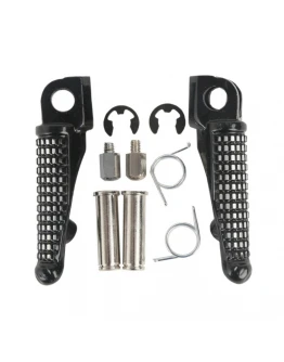 Set complet scărițe pilot BIKETEC cu prinderi Kawasaki - Negru