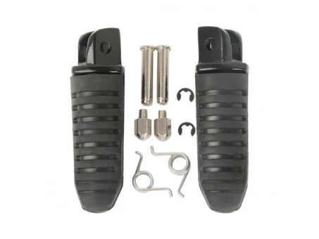 Set complet scărițe pilot BIKETEC cu prinderi Suzuki - Negru | BTFR028