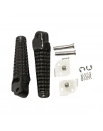 Set scărițe pasager BIKETEC cu prinderi complete Suzuki GSX-R - Negru | BTFR038