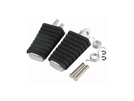 Set scărițe pasager BIKETEC cu prinderi complete Yamaha XVS/XV/V-MAX | BTFR039