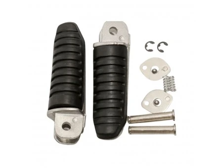 Set scărițe pasager BIKETEC cu prinderi complete Suzuki | BTFR041
