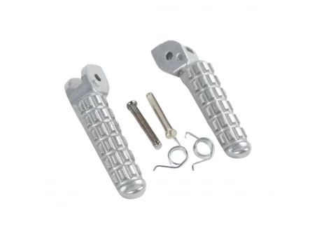 Set complet scărițe BIKETEC cu suporturi pentru Ducati Monster 696/796 (2009-2013) - Argintiu | BTFR042