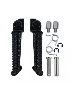 Set scărițe pilot BIKETEC cu prinderi complete pentru Yamaha - Negru