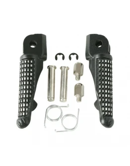 Set complet scărițe pilot BIKETEC cu prinderi complete Kawasaki ZX-10R 2011-2017 - Negru