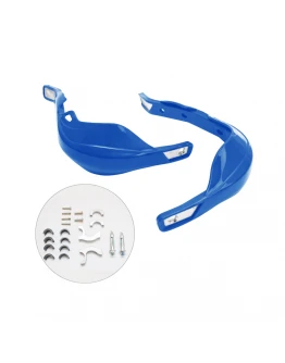 Handguards BIKETEC din aluminiu cu prinderi 22 mm și 28 mm - Albastru