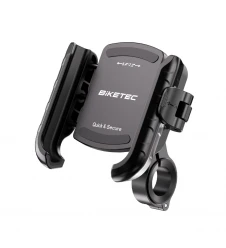 Suport Telefon Moto Anti-Vibrații Quick Lock BIKETEC PRO BT02 - montaj ghidon/oglindă