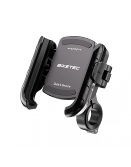 Suport Telefon Moto Anti-Vibrații Quick Lock BIKETEC PRO BT02 - montaj ghidon/oglindă
