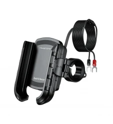 Suport Telefon Moto Quick Lock cu Încărcare USB-C PD BIKETEC PRO BTK03
