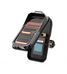 Suport/Husa telefon impermeabilă BIKETEC PRO - cu suport ghidon/oglindă