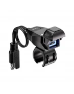 Priză Moto USB-C cu Power Delivery și Conector SAE BIKETEC PRO BTK13 | BTK13