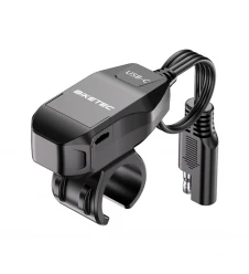 Priză Moto USB-C cu Power Delivery și Conector SAE BIKETEC PRO BTK13