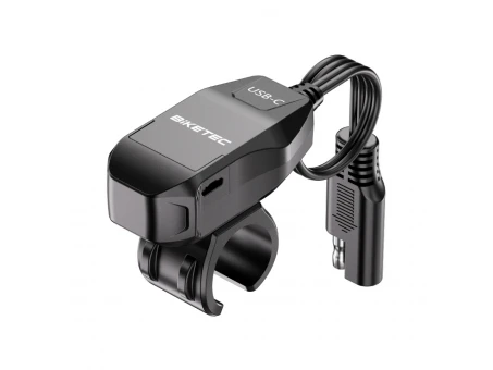 Priză Moto USB-C cu Power Delivery și Conector SAE BIKETEC PRO BTK13 | BTK13