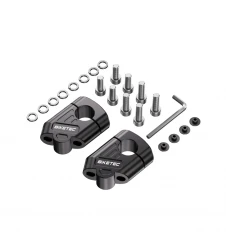 Adaptoare inălțare ghidon 28 mm BIKETEC PRO BTK20 - handlebar risers aluminiu
