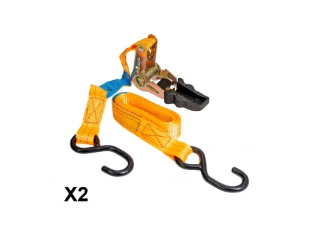 Chingi transport BIKETEC, 25 mm x 3 m, sarcină până la 350 kg (2buc.) | BTLBF-05OG