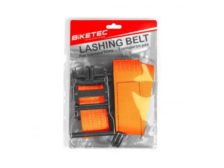 Chingi de transport BIKETEC cu cârlig - 50mm x 4m, sarcină până la 2000kg (2buc.) | BTLBF-12OG