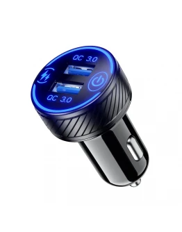 Priza universala BIKETEC Dual USB QC 3.0 - 36W 