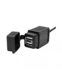 Priză moto BIKETEC MUS43 cu conector DIN ISO 4165 pentru BMW și Triumph