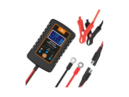 Redresor inteligent Biketec Smart Mini Charger pentru baterii moto, auto, scuter și ATV – 6V / 12V | BTSBC-61220