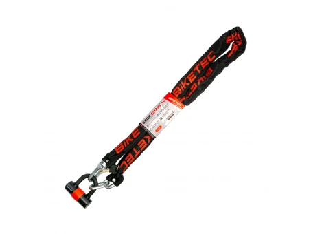 Lanț antifurt BIKETEC SEQR CP 1.5 m cu lacăt și 3 chei - za 10 mm | BTSF001