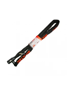 Lanț antifurt BIKETEC SEQR CP 1.5 m/10 mm cu încuietoare integrată și 3 chei