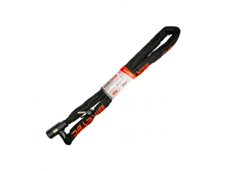 Lanț antifurt BIKETEC SEQR CP 1.5 m/10 mm cu încuietoare integrată și 3 chei | BTSF004