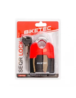 Lacăt cu cheie BIKETEC 72 mm, arc 13 mm, set 3 chei