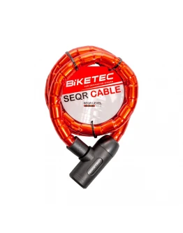 Cablu antifurt BIKETEC SEQR - 22mm x 1.4m, cu lacăt și 3 chei