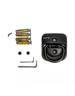 Ancoră de siguranță BIKETEC SEQR 135 x 116 mm, 3 chei, bolt 14 mm (șuruburi incluse)