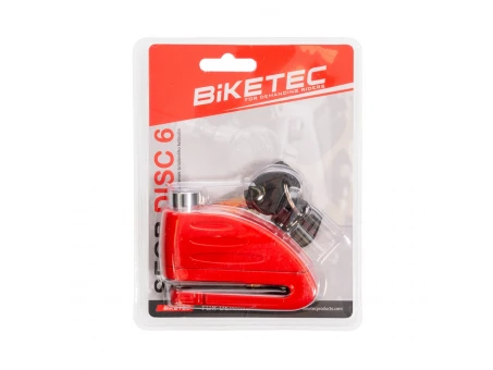 Antifurt Disc Frână BIKETEC - Bolt 16 mm, 98.5 x 53.6 mm, 3 Chei | BTSF026
