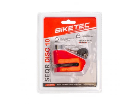 Antifurt Disc Frână BIKETEC - Bolt 10 mm, 3 Chei | BTSF027