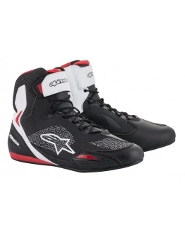 Ghete touring Faster-3 Ridenit Alpinestars - Negru,Rosu,Alb
