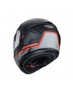 Casca Moto Modulabila Caberg Levo X Elite L7 - Negru/Gri/Rosu fluor mat | C0GF60L7