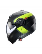 Cască modulară Caberg Duke Evo SV Indy L1 - Gri/Negru/Galben fluo | C0KD60L1