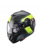 Cască modulară Caberg Duke Evo SV Indy L1 - Gri/Negru/Galben fluo | C0KD60L1