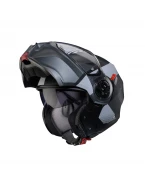 Cască modulară Caberg Duke Evo SV Indy P7 - Negru/Gri Mat | C0KD60P7