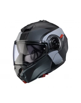 Cască modulară Caberg Duke Evo SV Indy P7 - Negru/Gri Mat