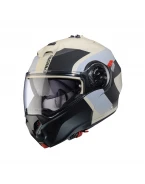Cască modulară Caberg Duke Evo SV Indy P8 Pinlock Ready - Sand/Negru/Gri mat | C0KD60P8