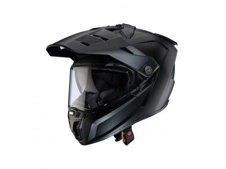 Cască Off-Road/Adventure Caberg Duosport Tanami Solid Cu Vizor și Lentilă - Negru | C2GA6017