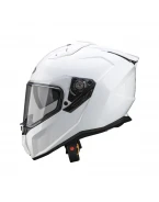 Cască Off-Road/Adventure Caberg Duosport Tanami Solid Cu Vizor și Lentilă - Alb | C2GA60A1