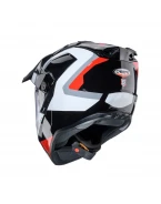 Cască Off-Road/Adventure Caberg Duosport Tanami Scram Cu Vizor și Lentilă - Negru/Rosu/Alb | C2GA60G0