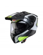 Cască Off-Road/Adventure Caberg Duosport Tanami Scram Cu Vizor și Lentilă - Negru/Gri/Galben fluo | C2GA60L6