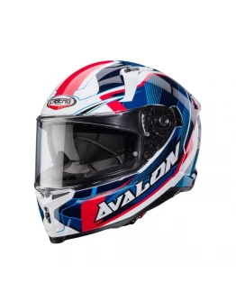 Casca integrala Caberg Avalon X Optic - Alb,Albastru,Rosu